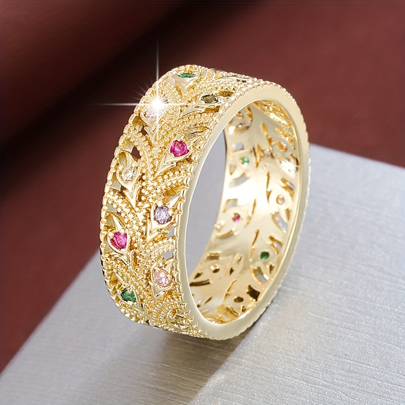 Palace Style Zirconia Ring for Women